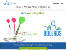 Tablet Screenshot of dollads.com